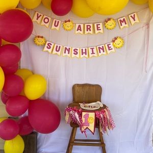 You Are My Sunshine party decorations